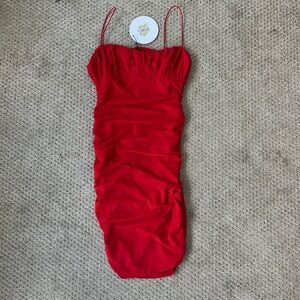 Princess Polly sheared mesh mini dress - NEVER WORN